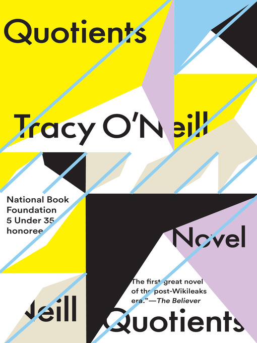 Title details for Quotients by Tracy O'Neill - Available